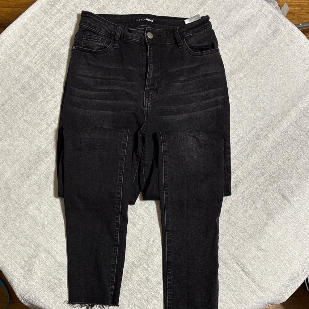 Fashion Nova Black High Rise Women Jeans